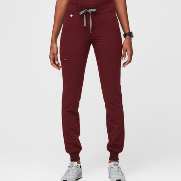 Figs Pants - RED FIGS CARGO JOGGER SCRUB PANTS, XXSP